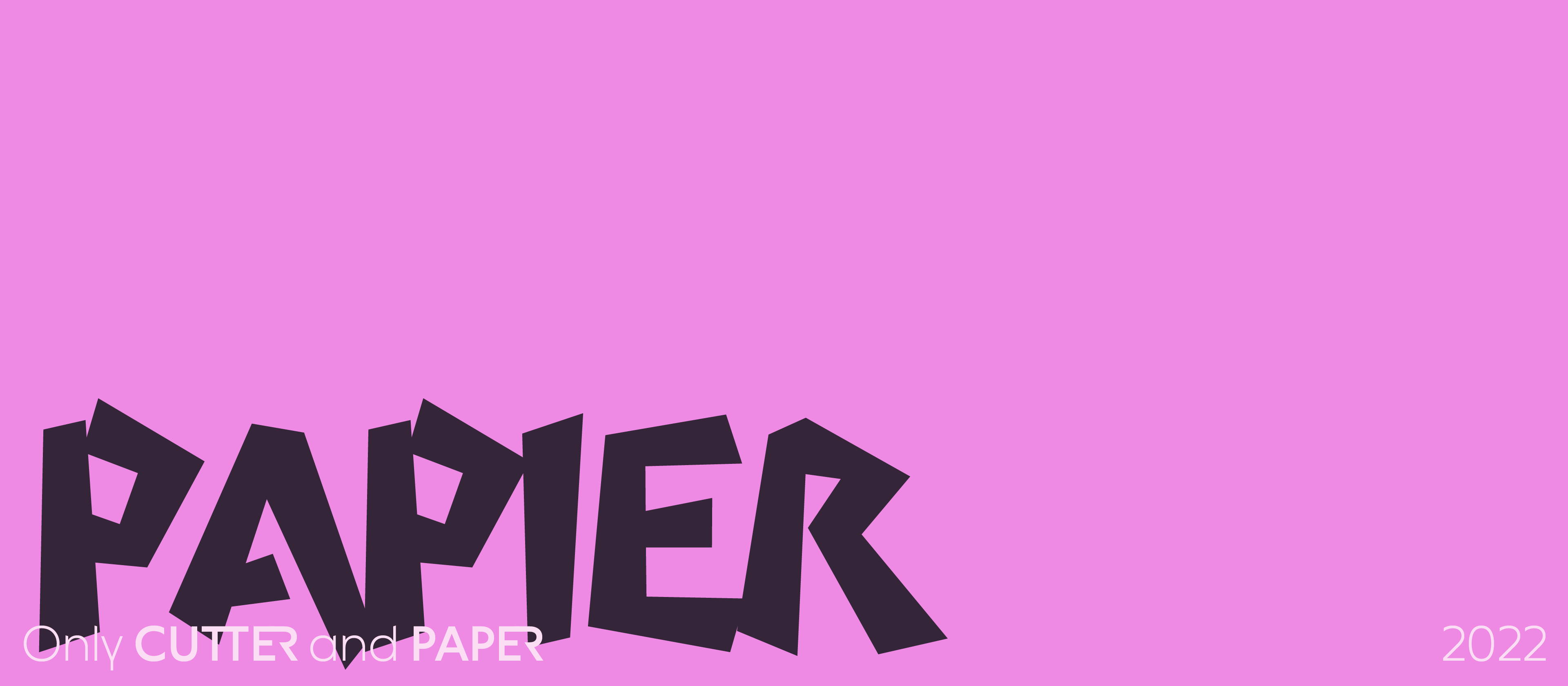 type design project named Papier